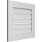 Ekena Millwork Vertical Surface Mount PVC Gable Vent: Functional, w/ 3-1/2"W x 1"P Standard Frame, 24"W x 22"H GVPVE24X2201SF - alternate 5